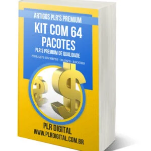 Kit com 64 Pacotes de Plrs