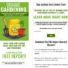 página de vendas dicas de jardinagem orgânica